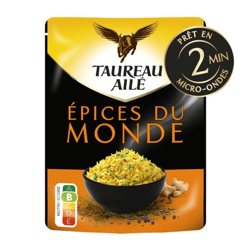 Taureau Aile Riz Basmati Aux Épices Du Monde 220 g
