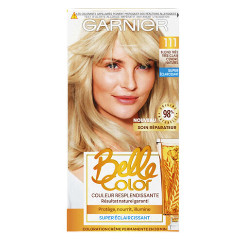 Belle Color Coloration Eclaircissant 111 Blond Très Très Clair Cendré