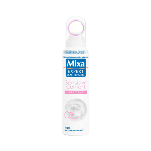Mixa Déodorant Spray Anti-Transpirant Apaisant Sensitive Confort 150ml