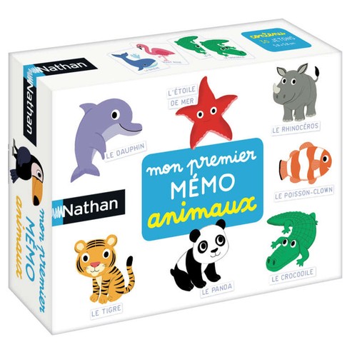 Nathan Mon Premier Mémo Animaux