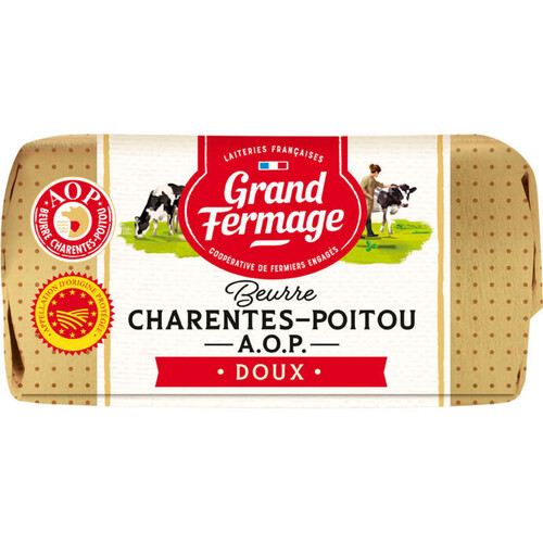 Grand Fermage beurre charentes-poitou aop doux 250g