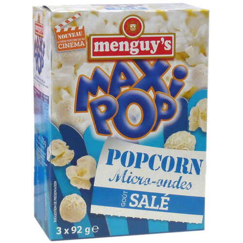 Menguy's Pop Corn Sale 3x92g