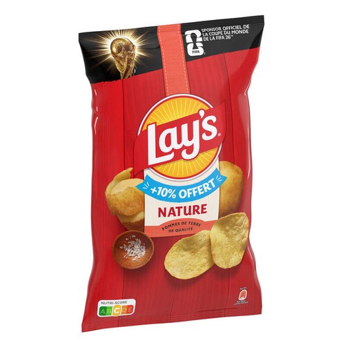 Lay's Chips nature 250g + 10% Offert