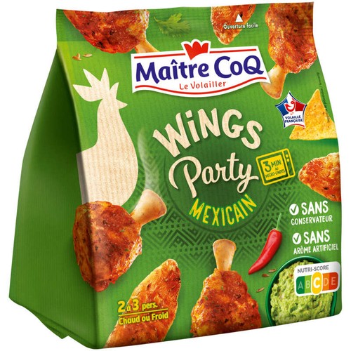 Maître CoQ Wings party mexicain Sachet de 400g