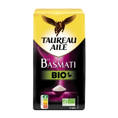 Taureau Aile riz Basmati Bio 500g