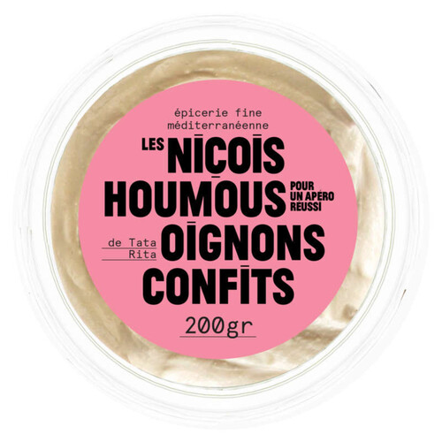 Les Niçois Houmous oignons confits 200g