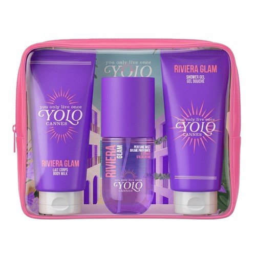Yolo Cannes Trousse Riviera Glam Gel douche + Lait corps + Brume