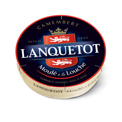 Lanquetot Camembert Lait Thermisé 22%Mg 250G