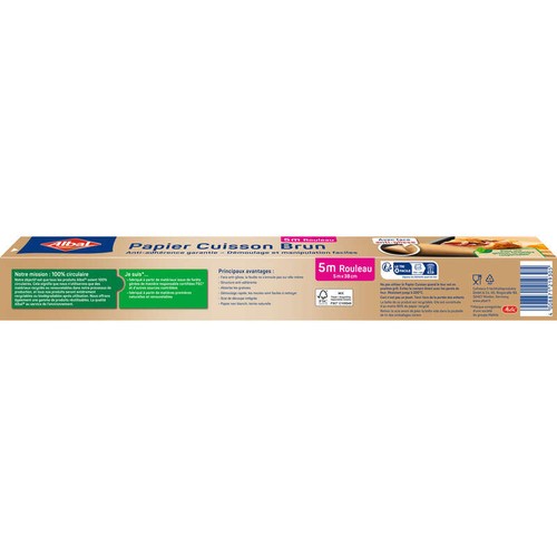 Albal Papier Cuisson Brun 5m
