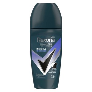 Rexona Men Déodorant Homme Bille Anti-Transpirant 72H Invisible Ice 50ml