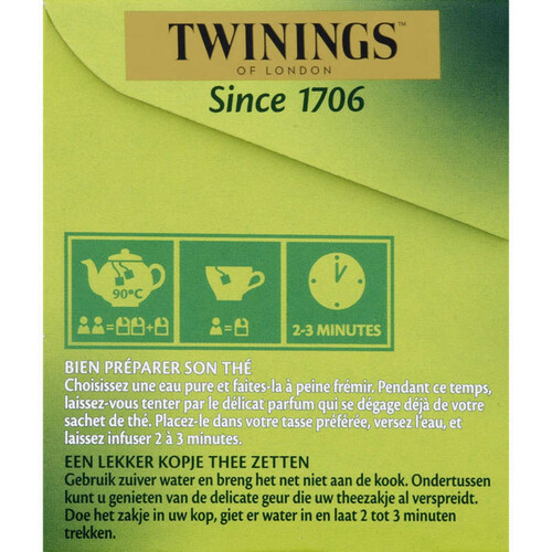 Twinings Thé Vert Mangue & Litchi 20 Sachets 30G