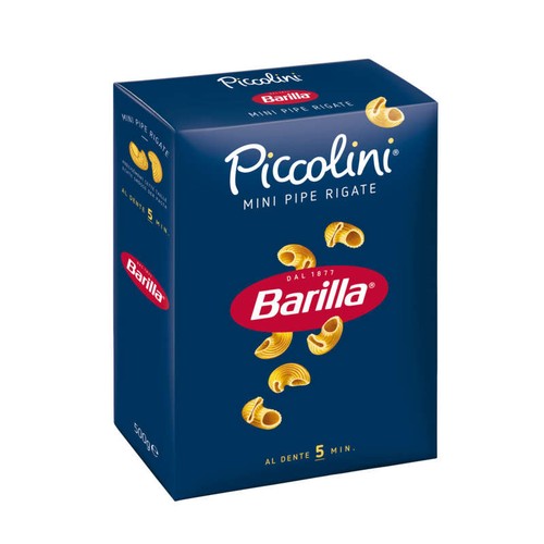 Barilla Piccolini Pâtes Mini Pipe 500g