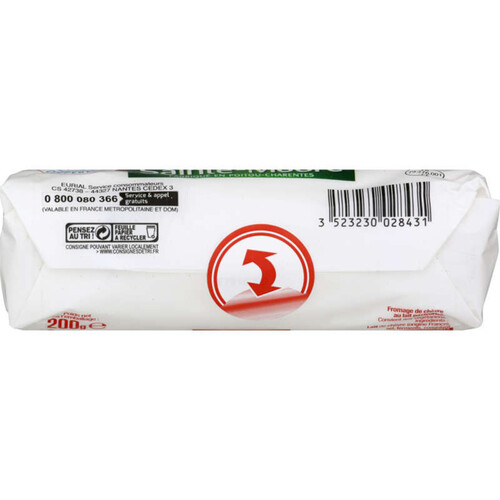 Soignon Sainte Maure fromage de chèvre 200g