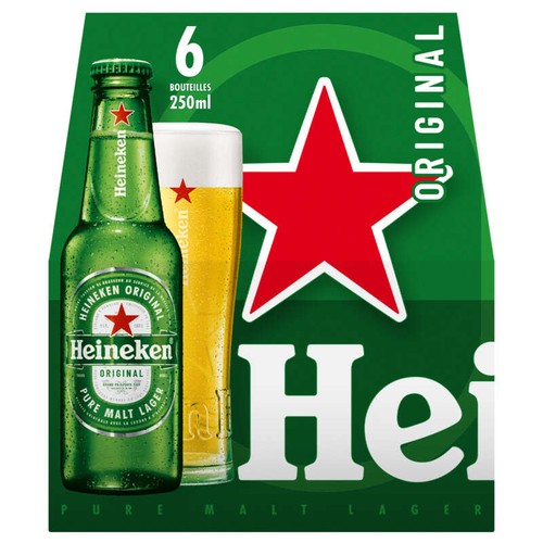 Heineken Bière Blonde 6x25cl