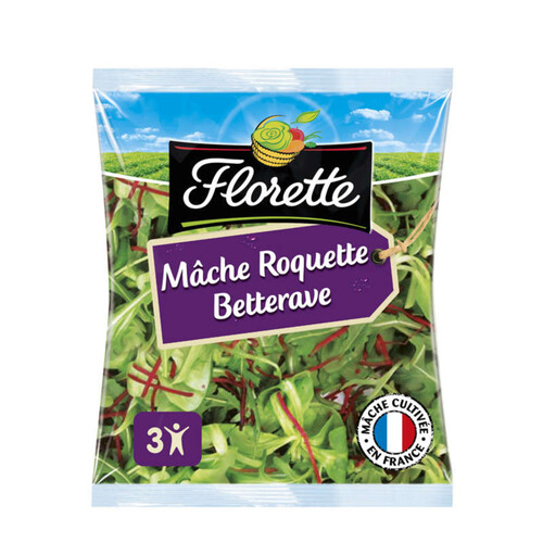 Florette Trio Mâche Roquette et Betterave 2x50g