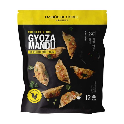 Maison de Corée Gyoza mandu Le poulet mariné soja 240g