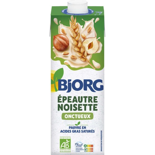 Bjorg Boisson Végétale Épeautre Noisette Bio 1L