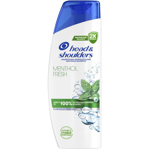 Head & Shoulders shampooing antipelliculaire menthol fresh 250ml