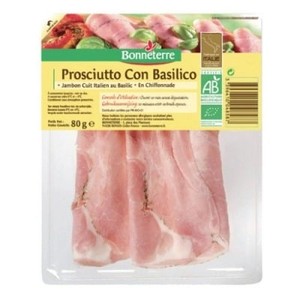 Bonneterre Prosciutto Basilic Bio 80g