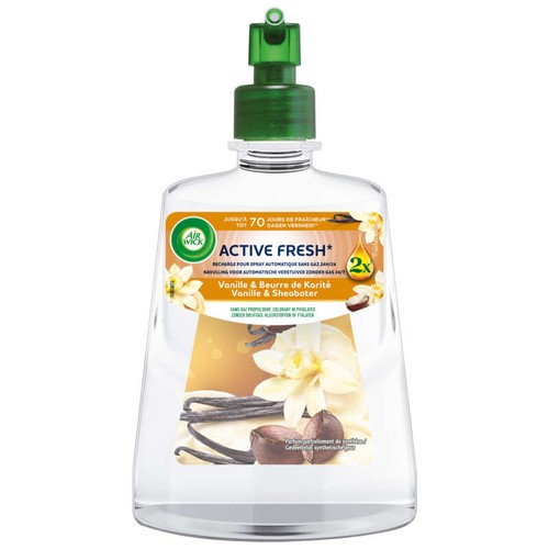 Air Wick Recharge Spray Automatique sans gaz Vanille & Chèvrefeuille 228ml