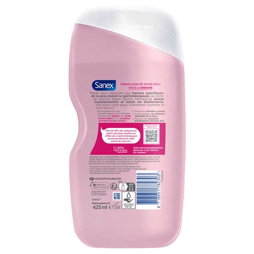 Sanex Derma ménopause Crème de douche 425ml