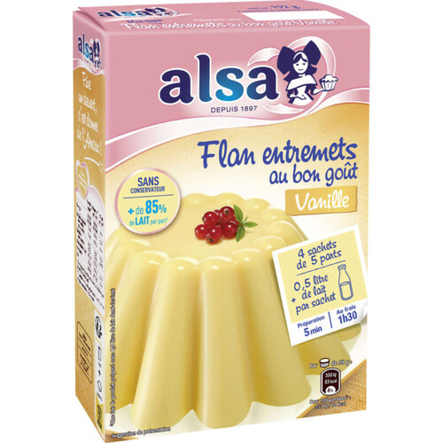 Alsa Préparation Flan Vanille 192g