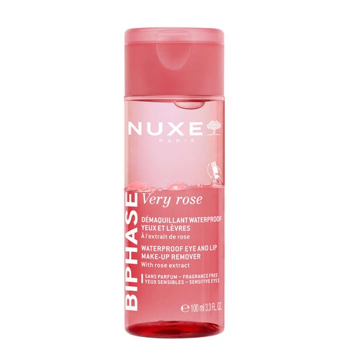 Nuxe Very rose Démaquillant waterproof biphase yeux et lèvres 100ml