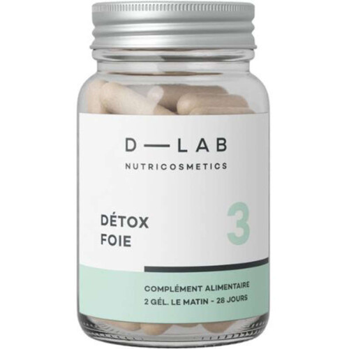 [Para] D-LAB NUTRICOSMETICS - Détox Foie 120g - Purifie l'organisme Complément alimentaire