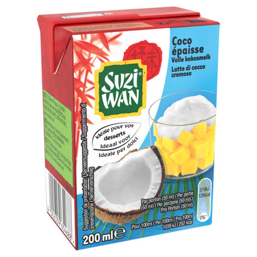 Suzi Wan Crème de Coco 200ml