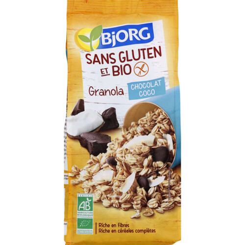 Bjorg Granola Chocolat Coco sans gluten bio 350g