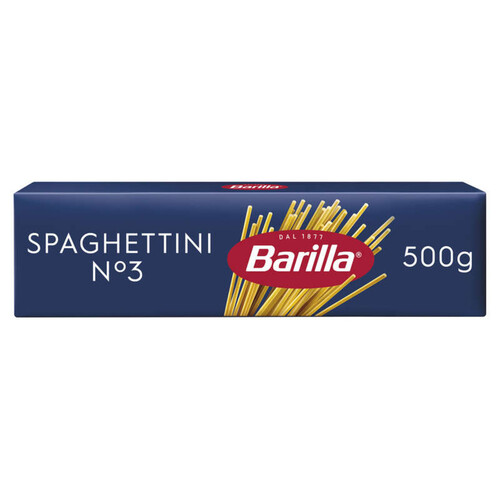 Barilla pates spaghettini n°3 500g