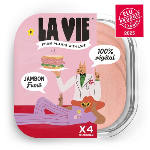La Vie Jambon végétal fumé 120g