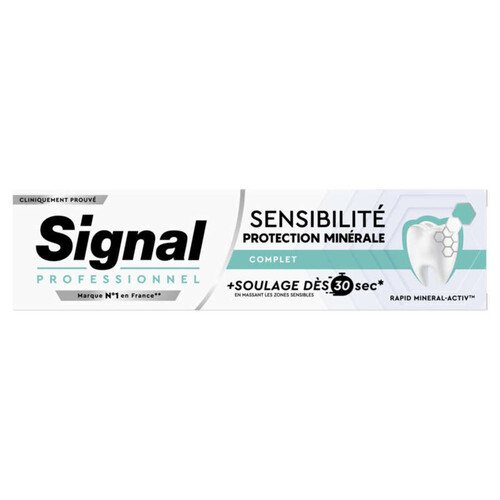 Signal professionnel dentifrice sensibilité complet 75ml