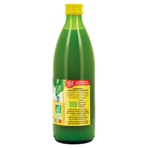 Jardin Bio Pur jus de citron, origine Sicile 50cl