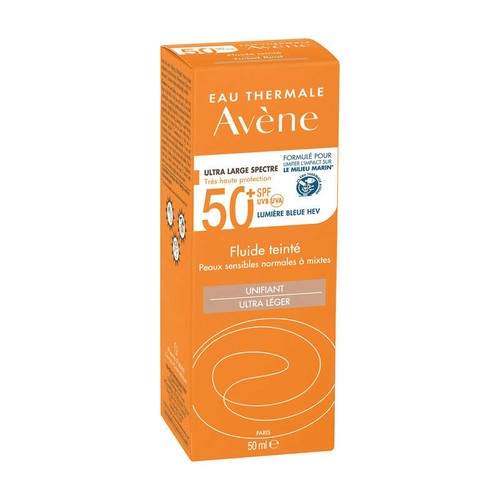 [Para] Eau Thermale Avène Fluide Solaire Teinté SPF 50+ 50ml