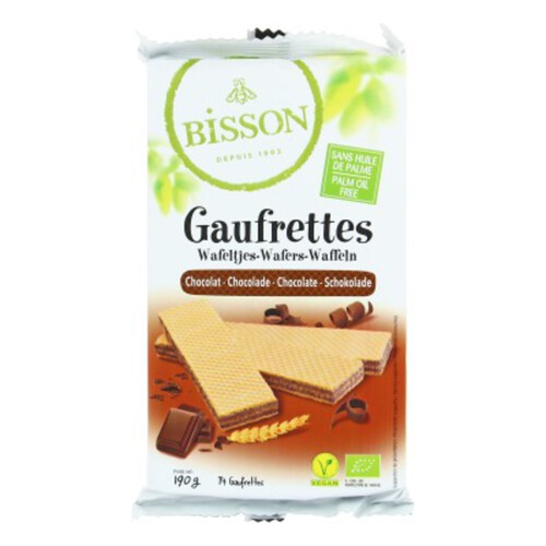 [Par Naturalia] Bisson Gaufrettes Chocolat 190G Bio