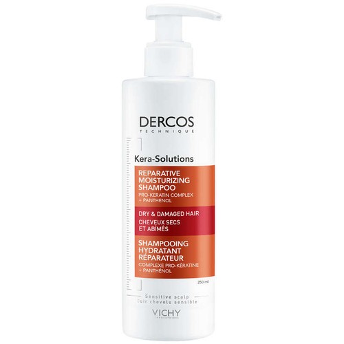 Vichy Dercos Kera Solutions Shampoing Reconstituant Cheveux Agressés & Abimés 250ml