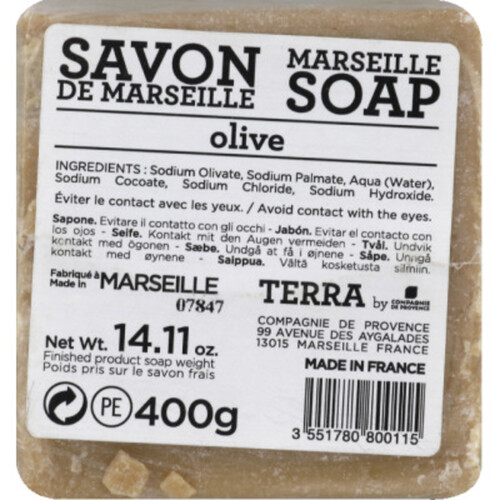 Compagnie Provence savon de Marseille olive 400g