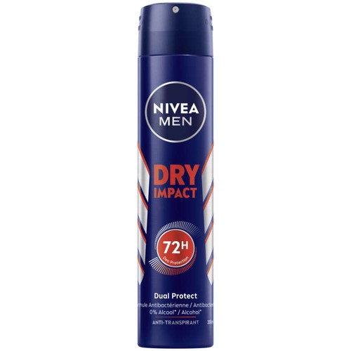 Nivea Men Déodorant spray dry impact 72h 200ml