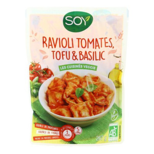 [Par Naturalia] Soy Ravioli Tomates, Tofu & Basilic 267G Bio