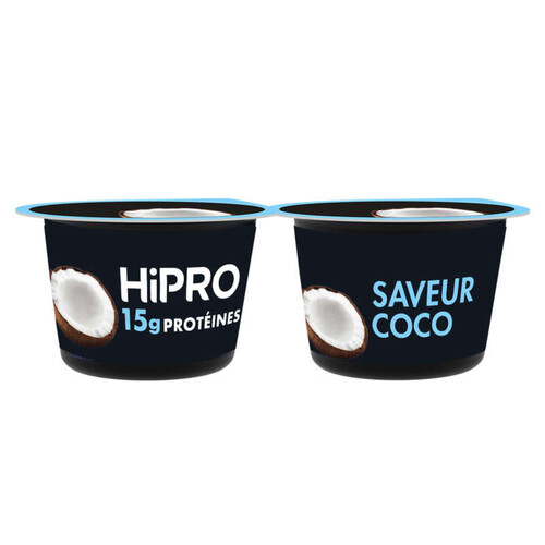 Hipro Yaourt coco protéiné 0%mg 2x160g