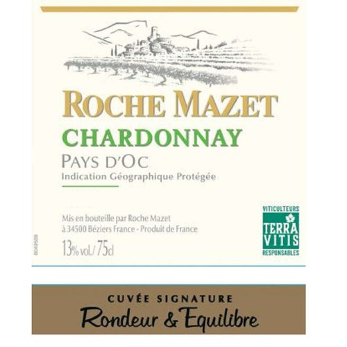 Roche Mazet Pays d'Oc IGP Chardonnay Blanc 75cl