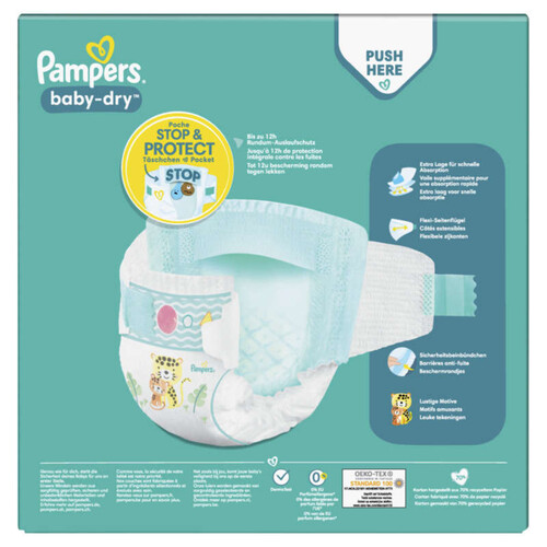 Couches Bébé Baby-Dry Taille 5 11Kg-16Kg PAMPERS
