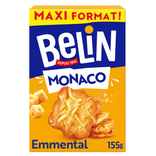 Belin Crackers Monaco Emmental 155 g
