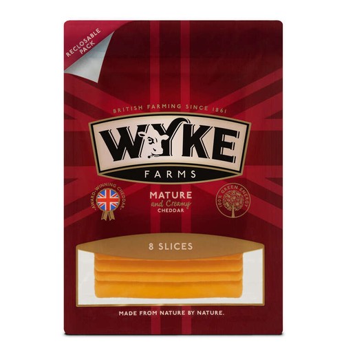 Wyke Farms Cheddar 8 Tranches 160g