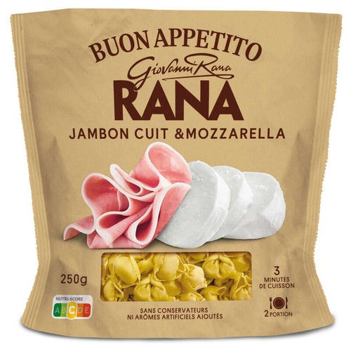 Rana Tortellini Jambon cuit Mozzarella 250g