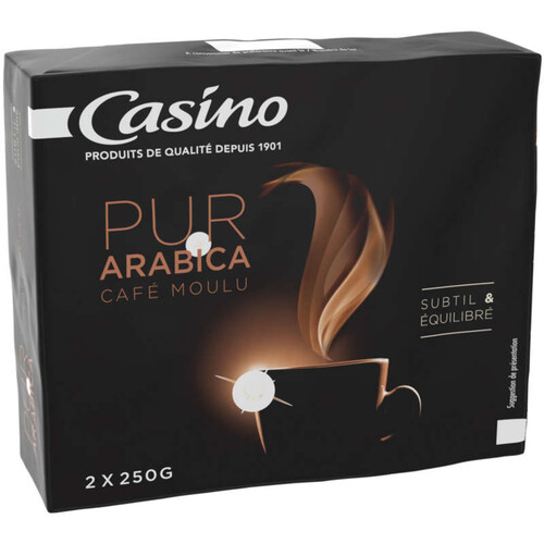 Casino Pur Arabica - Café Moulu - 2x250g