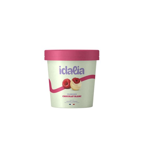 Idalia Framboises enrobées de chocolat blanc 150g