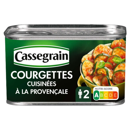 Cassegrain Courgettes Cuisinées à La Provençale 375g