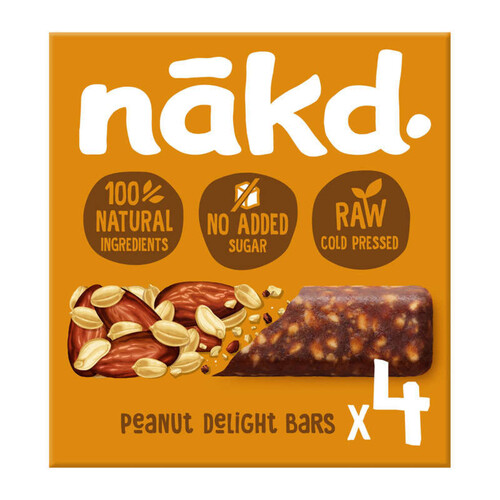 Nakd Barres Aux Cacahuètes 4X35G